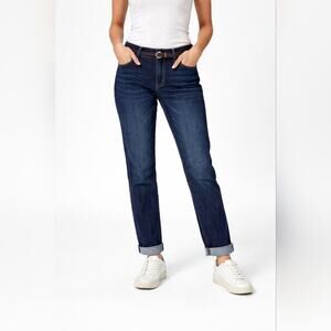 Maurices Dark Wash With White Stitching Detail Jeans  sz L #6